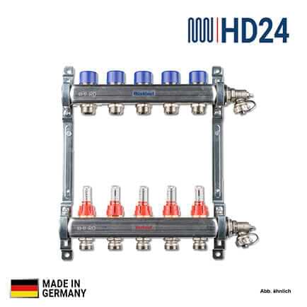 HD24 Edelstahl-Heizkreisverteiler